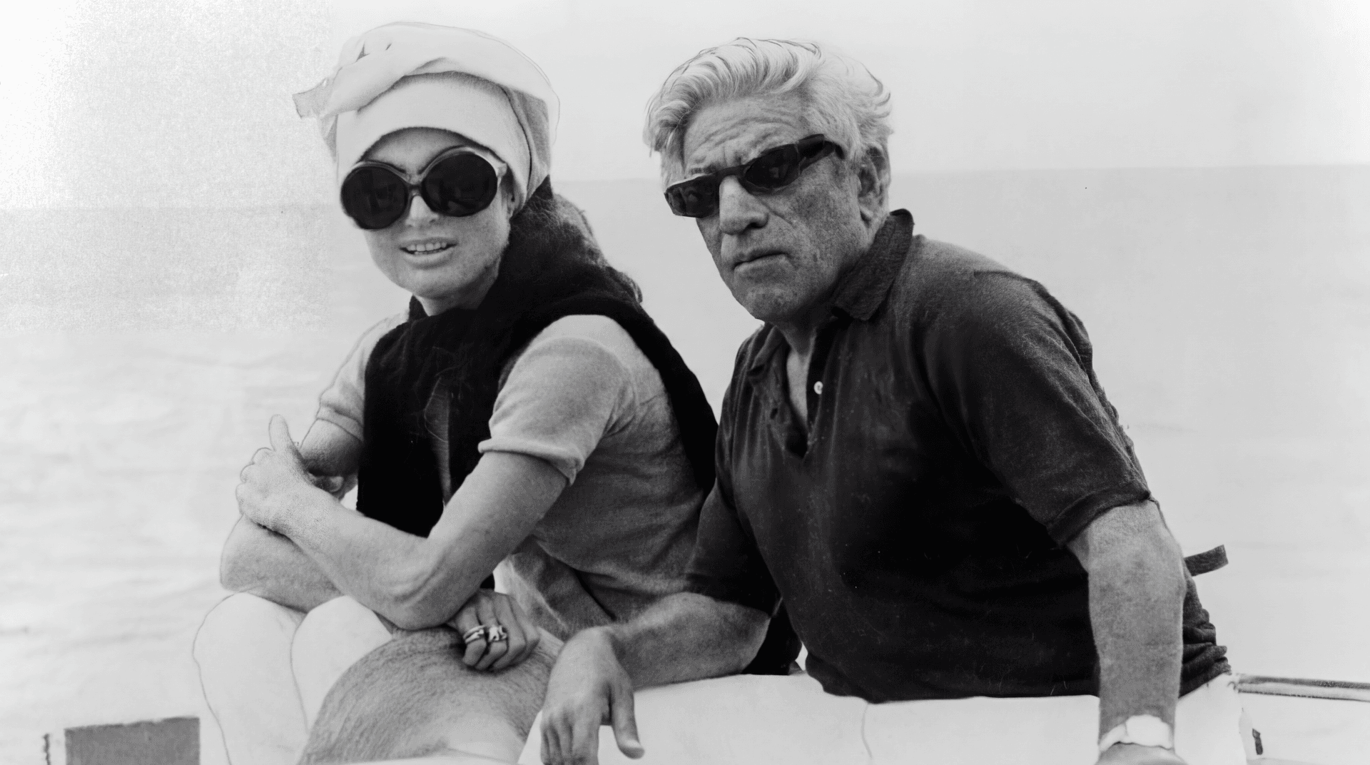 Jackie and Aristotle Onassis. Public Domain.